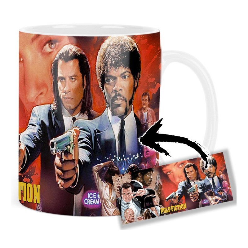 Pulp Fiction John Travolta Samuel L Jackson Quentin Tarantino Mt Mug
