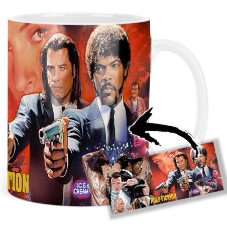 Pulp Fiction John Travolta Samuel L Jackson Quentin Tarantino Mt Mug