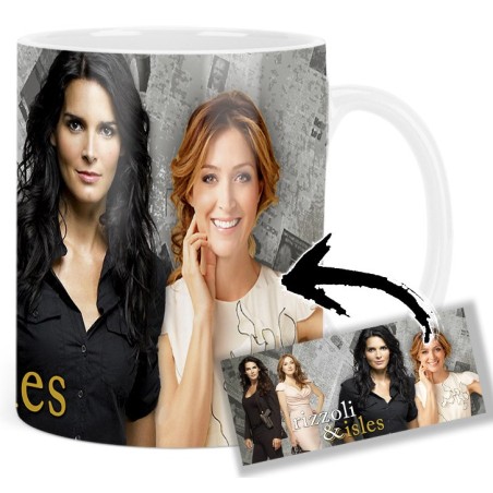 Rizzoli & Isles Angie Harmon Sasha Alexander A Mv Tasse