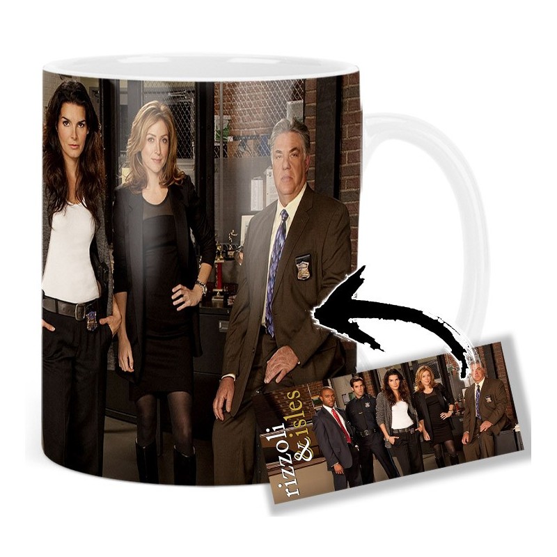Rizzoli & Isles Angie Harmon Sasha Alexander Bruce Mcgill Jordan Bridges Lee Thompson Young Mv Mug