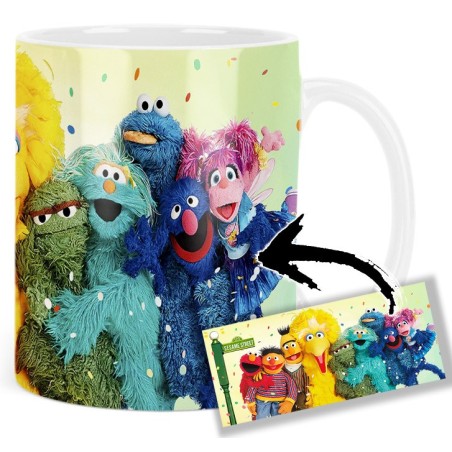 Sesame Street Big Bird Bert Ernie Mt Tasse