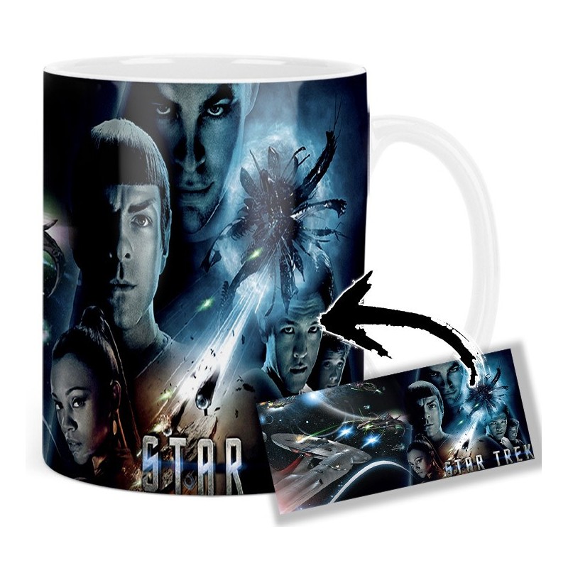 Star Trek 2011 Chris Pine Zachary Quinto Zoe Saldana Mt Tasse