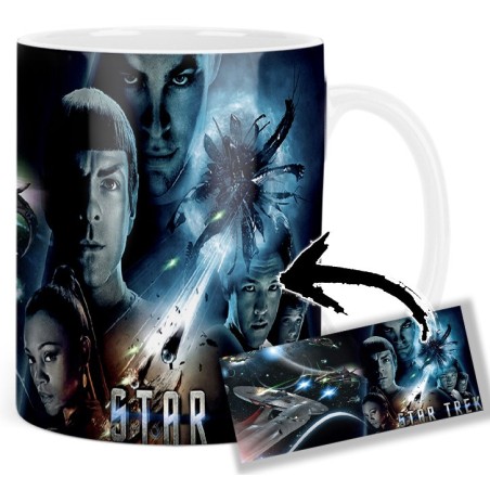 Star Trek 2011 Chris Pine Zachary Quinto Zoe Saldana Mt Tasse