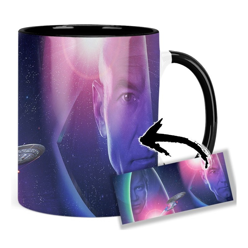 Star Trek Generations James T Kirk William Shatner Jean Luc Picard Patrick Stewart Mv Mug