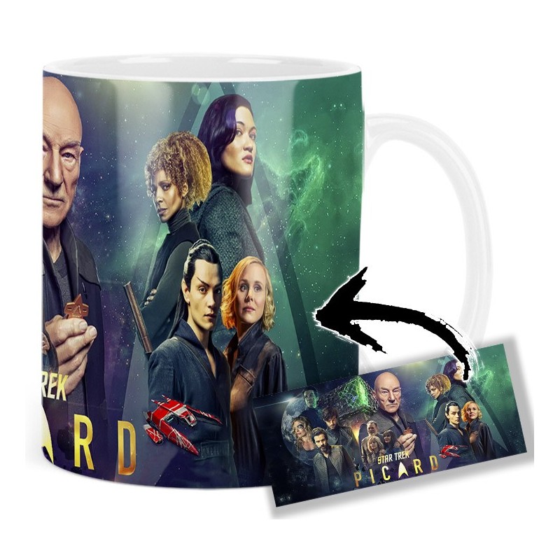 Star Trek Picard Patrick Stewart Michelle Hurd Jeri Ryan Mv Taza
