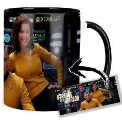 Star Trek Strange New Worlds Anson Mount Ethan Peck Rebecca Romijn Mt Mug