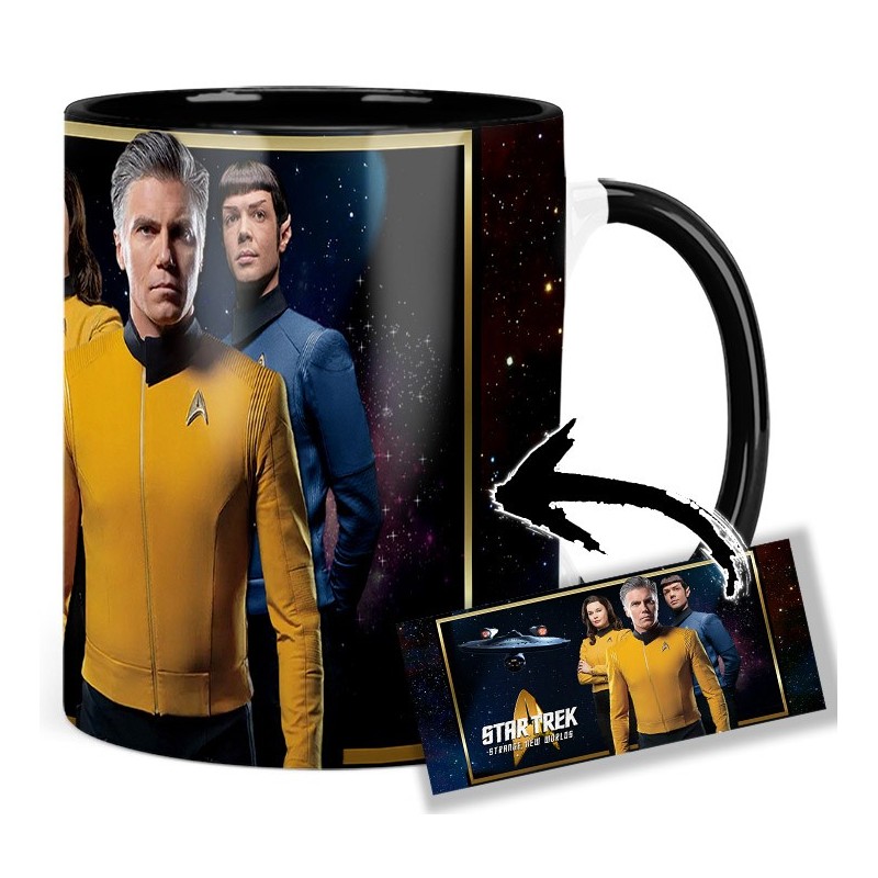 Star Trek Strange New Worlds Anson Mount Rebecca Romijn Ethan Peck Mv Tasse