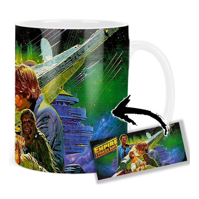 Star Wars The Empire Strikes Back Harrison Ford Carrie Fisher Billy Dee Williams Mv Tazza