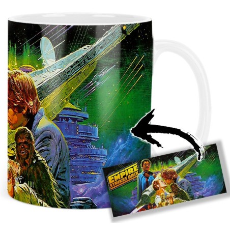 Star Wars The Empire Strikes Back Harrison Ford Carrie Fisher Billy Dee Williams Mv Tazza