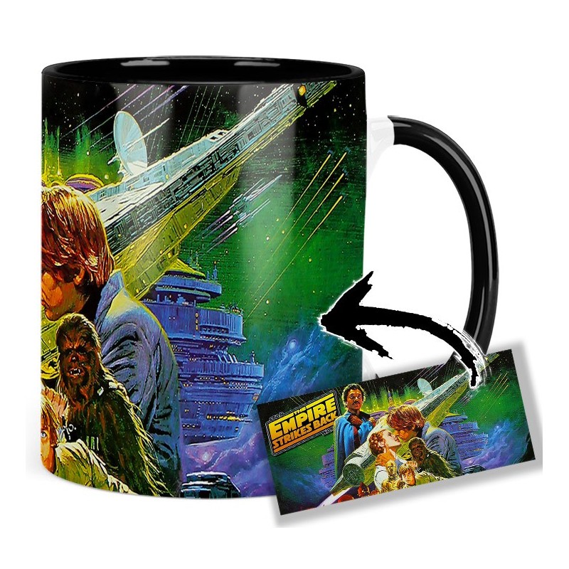 Star Wars The Empire Strikes Back Harrison Ford Carrie Fisher Billy Dee Williams Mv Mug