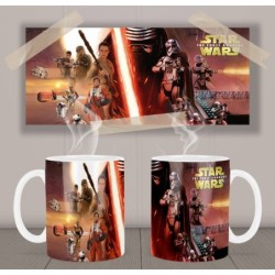 Star Wars The Force Awakens Daisy Ridley Oscar Isaac Mv Tasse