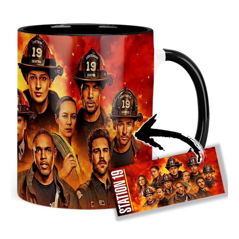 Station 19 Danielle Savre Jaina Lee Ortiz Jason George Mv Tasse