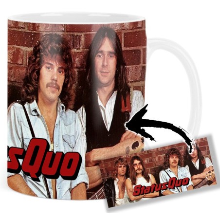 Status Quo Rick Parfitt Francis Rossi Mt Tasse
