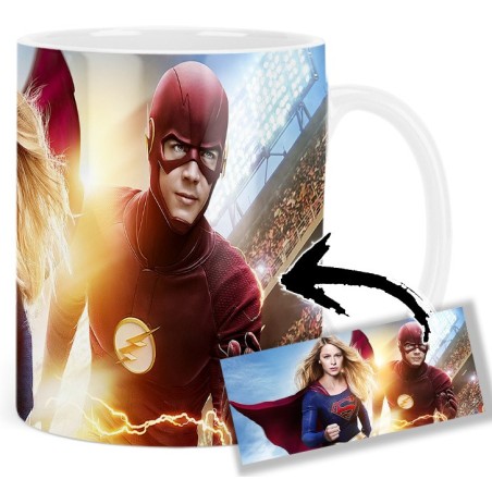 Supergirl Flash Melissa Benoist Grant Gustin Mv Taza