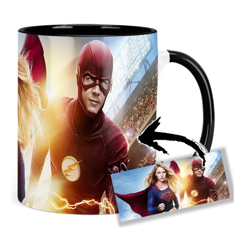 Supergirl Flash Melissa Benoist Grant Gustin Mv Mug