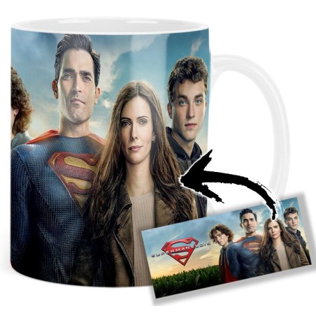 Superman & Lois Tyler Hoechlin Bitsie Tulloch Jordan Elsass Alexander Garfin Mv Tazza