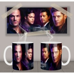 Supernatural Misha Collins Jensen Ackles Jared Padalecki Alexander Calvert B Mv Tasse