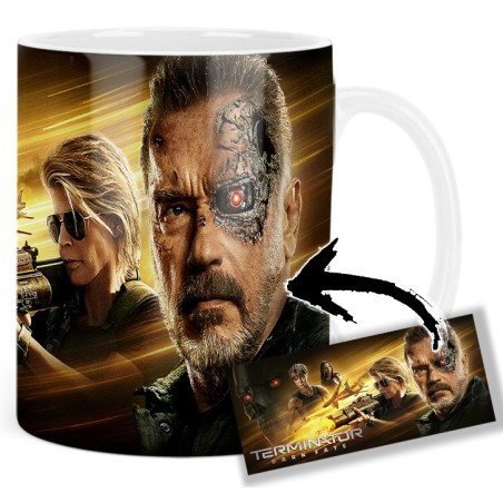 Terminator Dark Fate Arnold Schwarzenegger Linda Hamilton Mv Mug