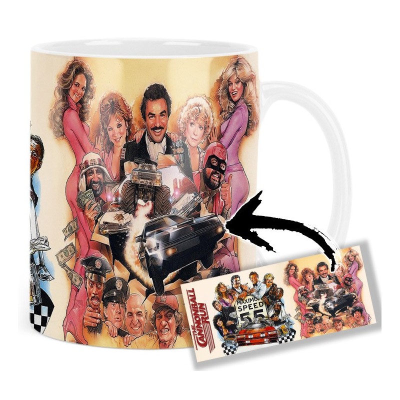 The Cannonball Run Burt Reynolds Roger Moore Mt Mug