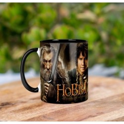 The Hobbit Martin Freeman Bilbo Baggins Ian Mckellen Gandalf  Evangeline Lilly Tauriel Legolas Orlando Bloom Mv Mug