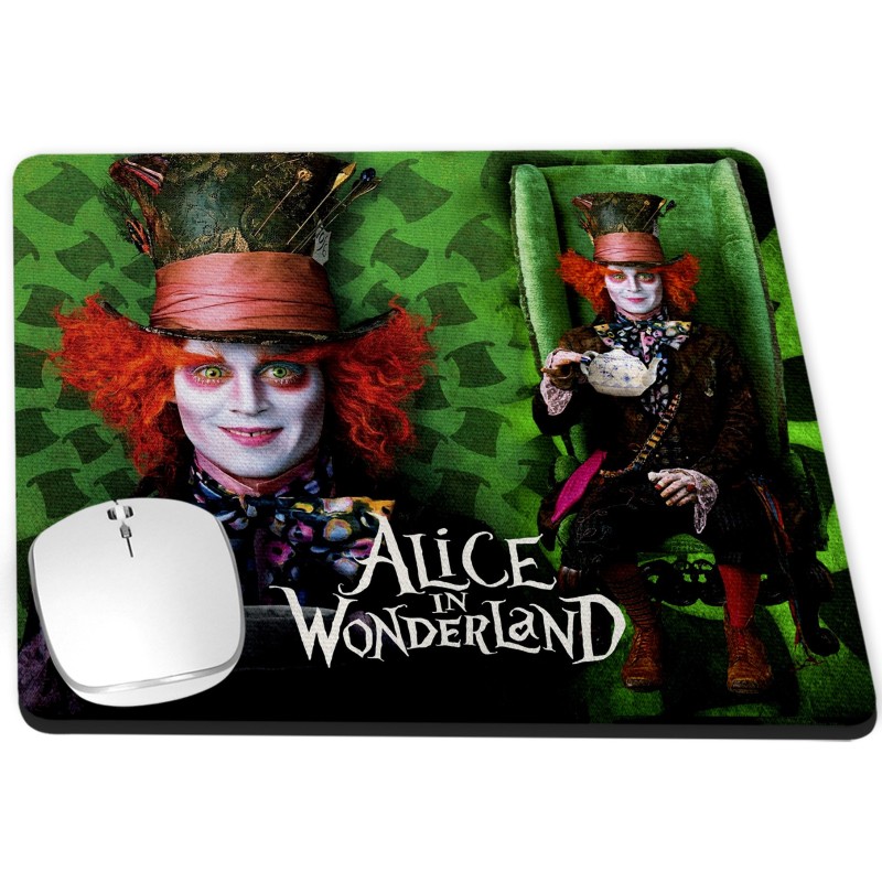 Alice In Wonderland Johnny Depp Mv Tapis d'ordinateur