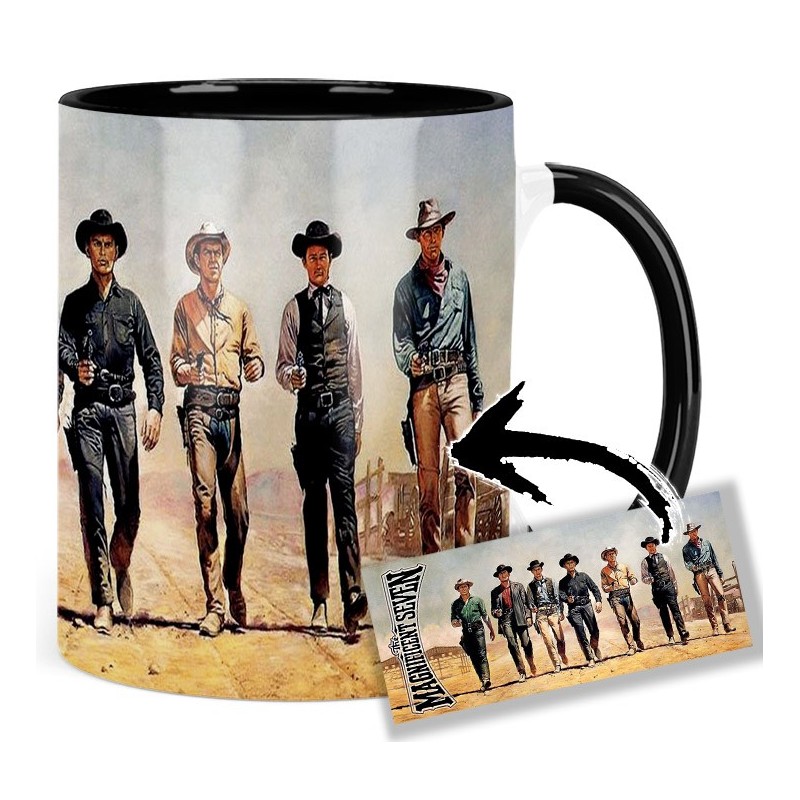 The Magnificent Seven Yul Brynner Charles Bronson Steve Mcqueen B Mt Mug