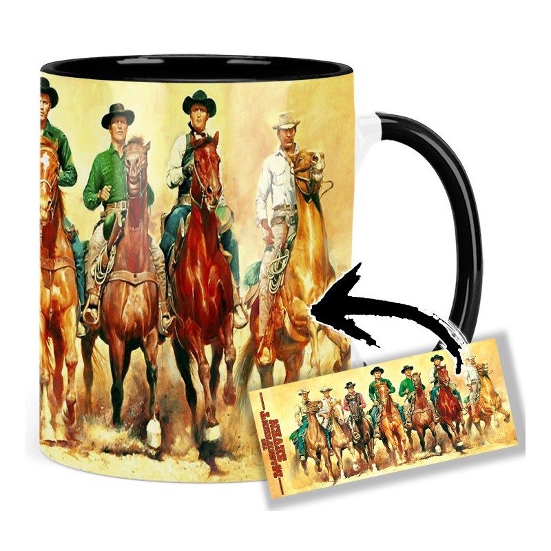 The Magnificent Seven Yul Brynner Charles Bronson Steve Mcqueen Mv Tasse
