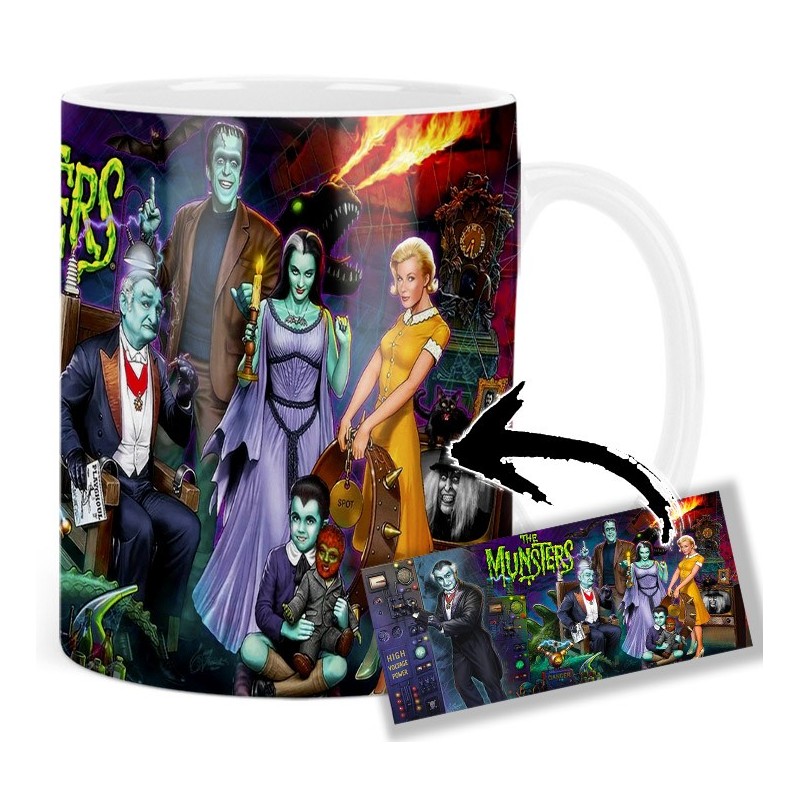 The Munsters Fred Gwynne Yvonne De Carlo Al Lewis Mv Tasse