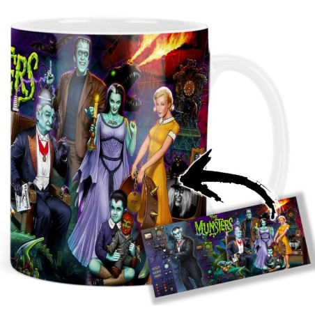 The Munsters Fred Gwynne Yvonne De Carlo Al Lewis Mv Tasse