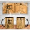 The Vitruvian Man L'uomo Vitruviano Leonardo Da Vinci Mt Taza