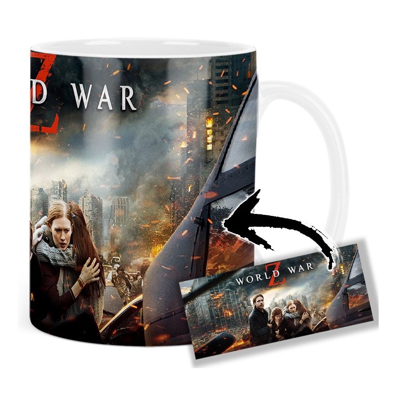 World War Z Brad Pitt Mireille Enos Mt Tasse
