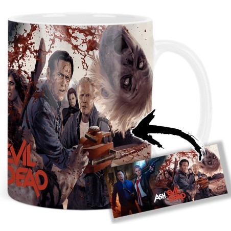 Ash Vs Evil Dead Bruce Campbell Lucy Lawless Mv Mug