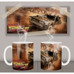 Back To The Future III Delorean Mv Mug