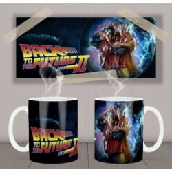 Back To The Future II Michael J. Fox Christopher Lloyd Mv Mug