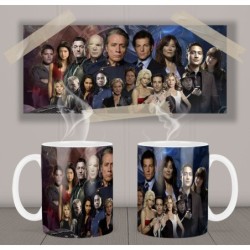 Battlestar Galactica Edward James Olmos Jamie Bamber Mv Tasse
