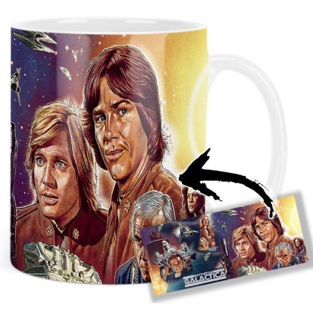 Battlestar Galactica Richard Hatch Dirk Benedict Mv Taza