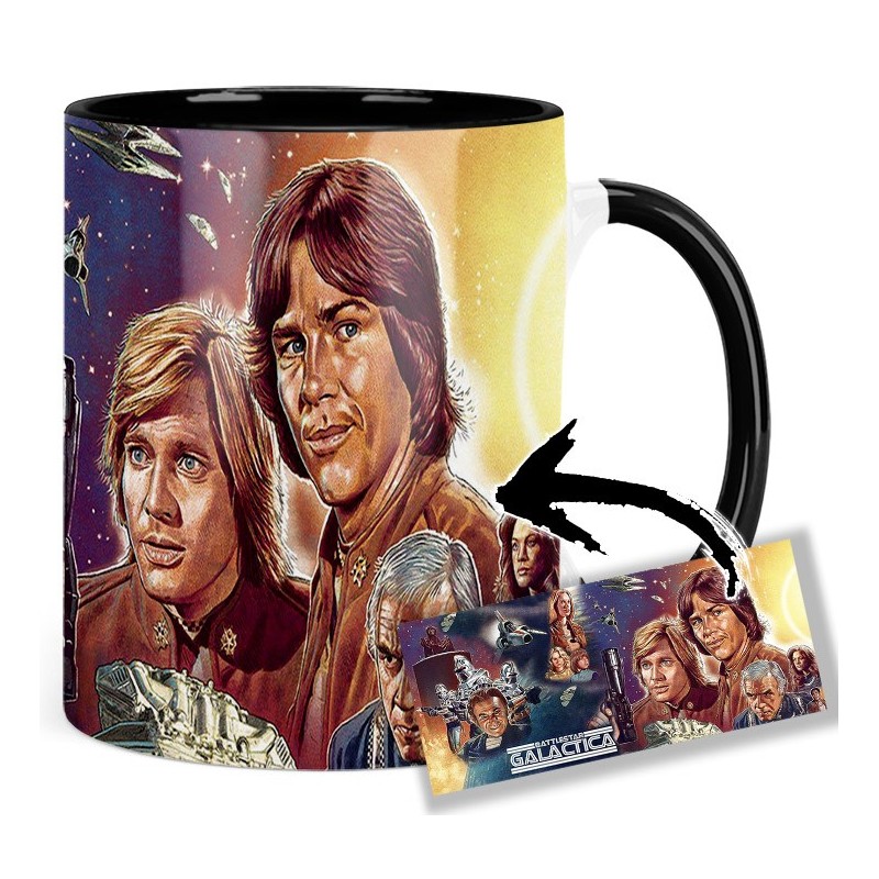 Battlestar Galactica Richard Hatch Dirk Benedict Mv Mug