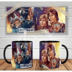 Battlestar Galactica Richard Hatch Dirk Benedict Mv Mug