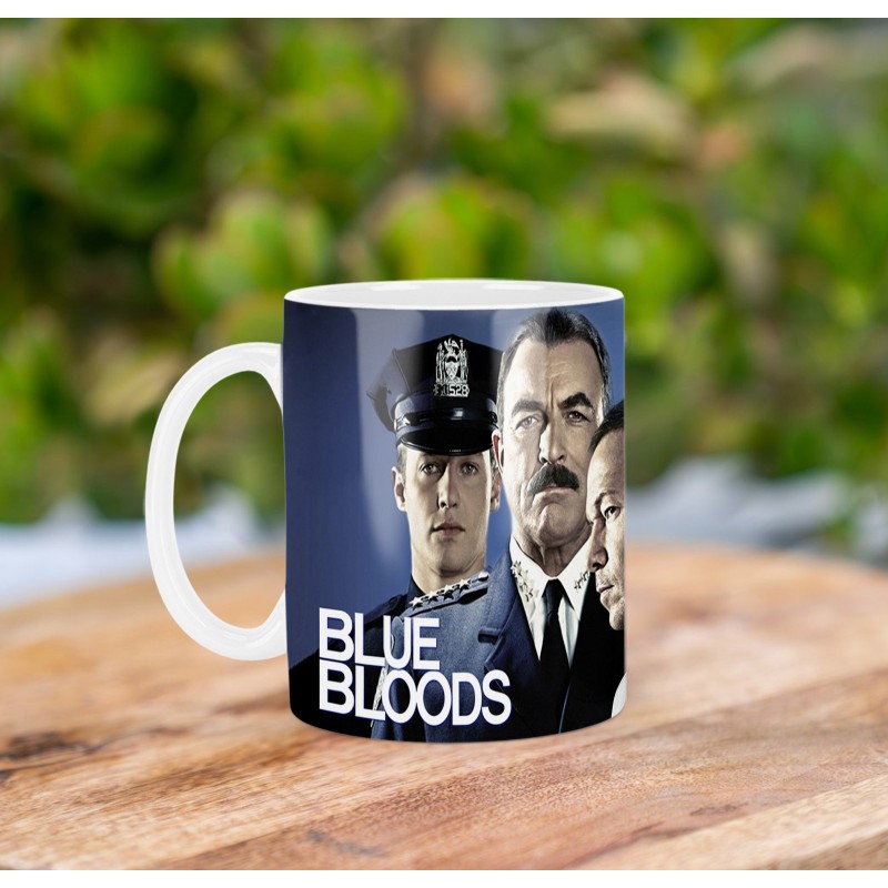Blue Bloods Tom Selleck Donnie Wahlberg Will Estes Bridget Moynahan Mt Mug