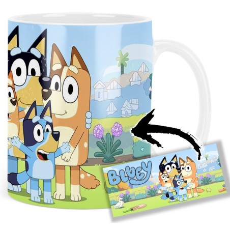 Bluey Bingo Bandit Chilli Mt Tazza