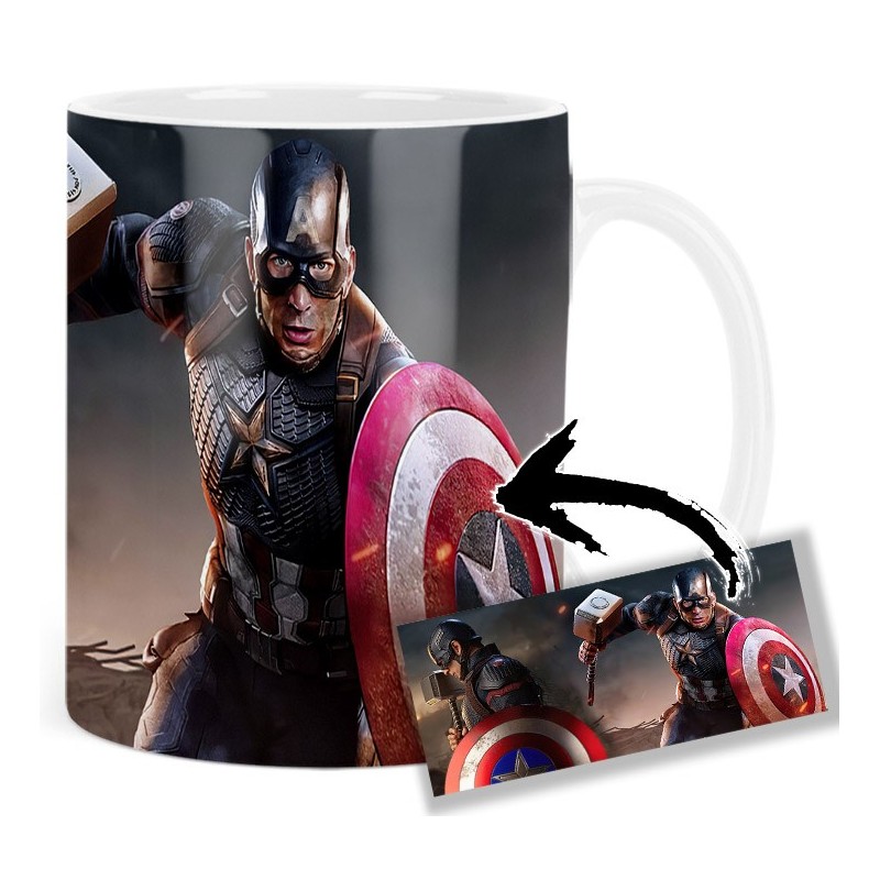 Captain America Chris Evans Mjölnir Mv Tasse