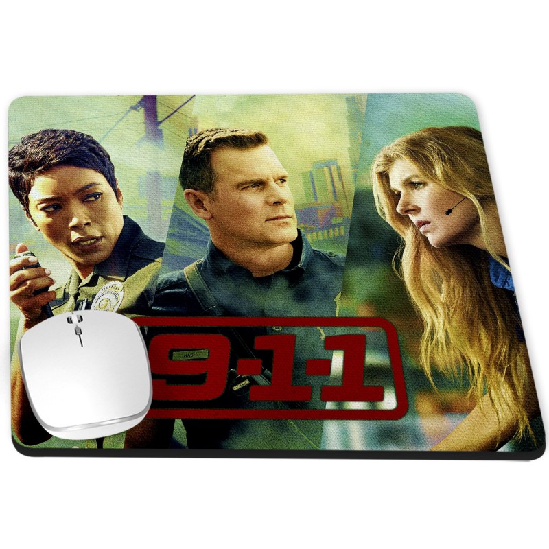 9-1-1 911 Angela Bassett Peter Krause Connie Britton Mt Tappetini per Computer