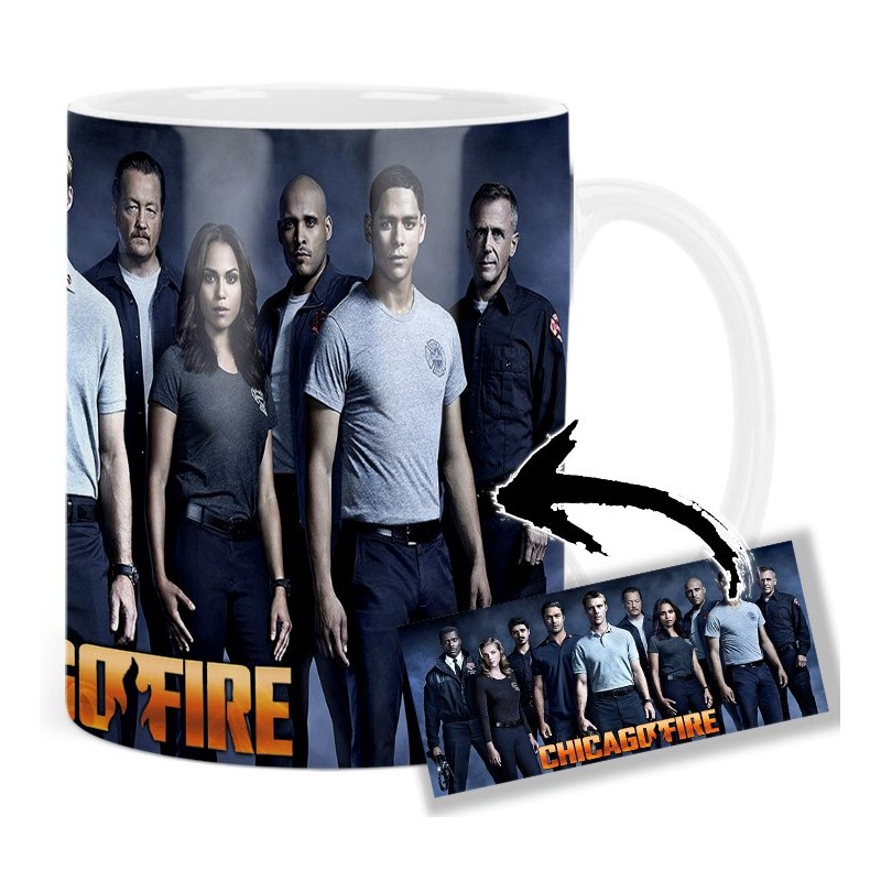 Chicago Fire Taylor Kinney Jesse Spencer Kara Killmer Monica Raymund Mv Tasse