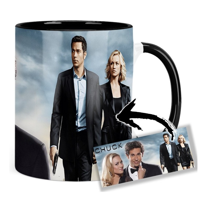 Chuck Zachary Levi Yvonne Strahovski Mv Tasse
