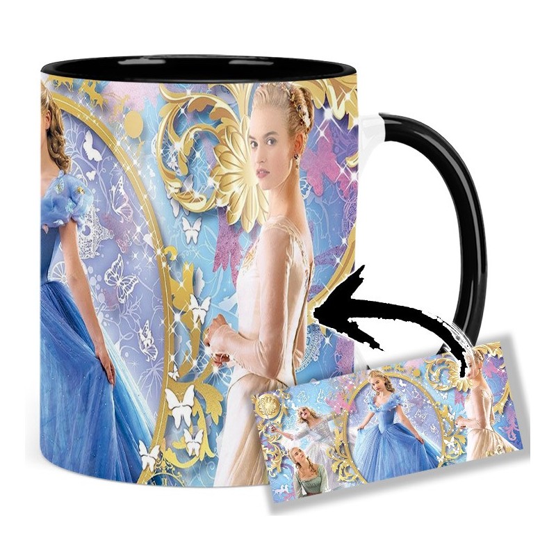 Cinderella Lily James Mt Mug