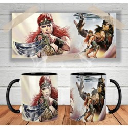 Conan Red Sonja Brigitte Nielsen Arnold Schwarzenegger Mt Tasse