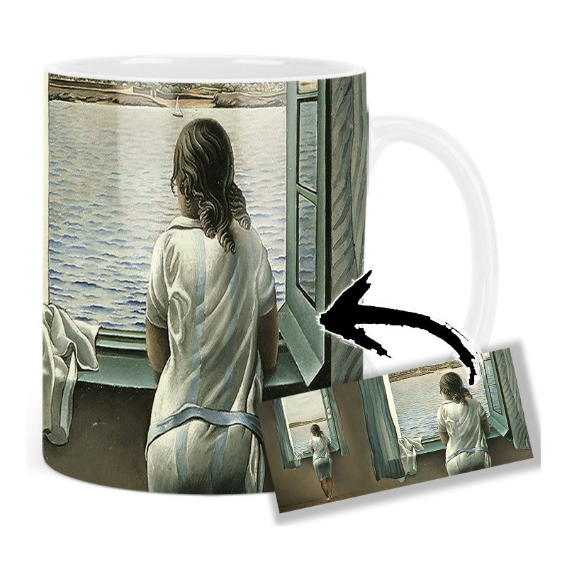 Dali Muchacha En La Ventana Mt Mug