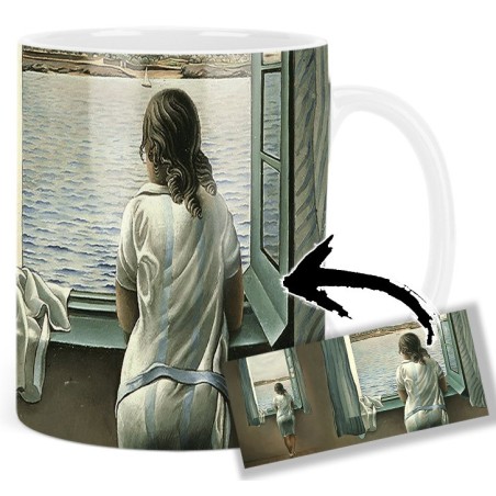 Dali Muchacha En La Ventana Mt Mug