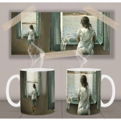 Dali Muchacha En La Ventana Mt Mug