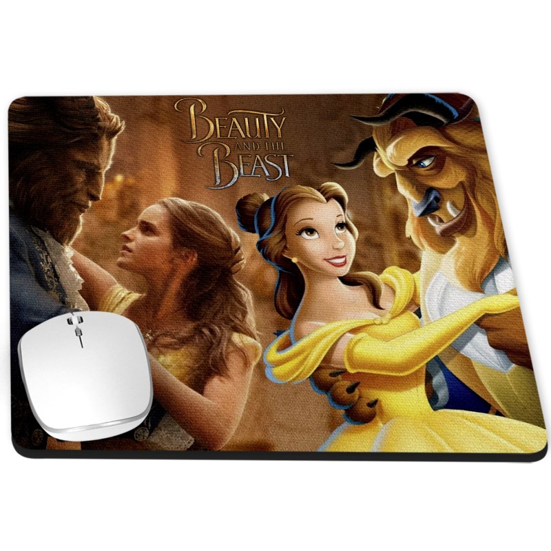 Beauty And The Beast Emma Watson Dan Stevens B Mt Tapis d'ordinateur